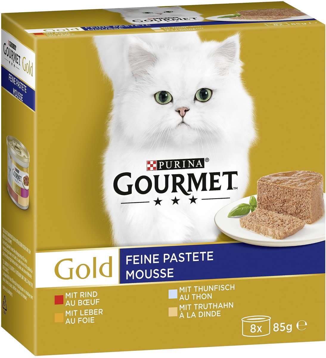 Solidchoice - Nat Kattenvoer Mix van Fijne Paté, 12 Blikken