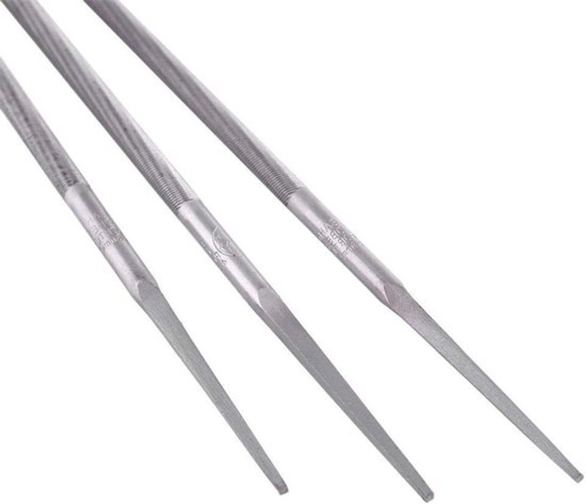 Kettingslijperset - 3-delige set voor het slijpen van kettingen - 4 mm dikte