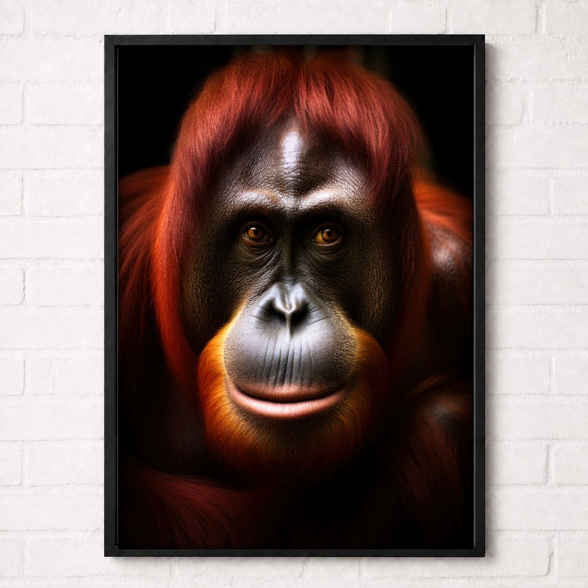 Orang-oetan Poster - Wildlife Portrait Collection - Dieren Posters - A1+ 61 x 91,5 cm