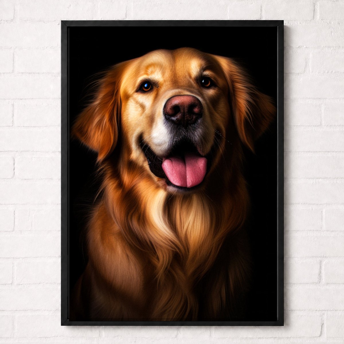 Golden Retriever Poster - Huisdieren Collectie - Dieren Posters - A2+ 43,2 x 61 cm