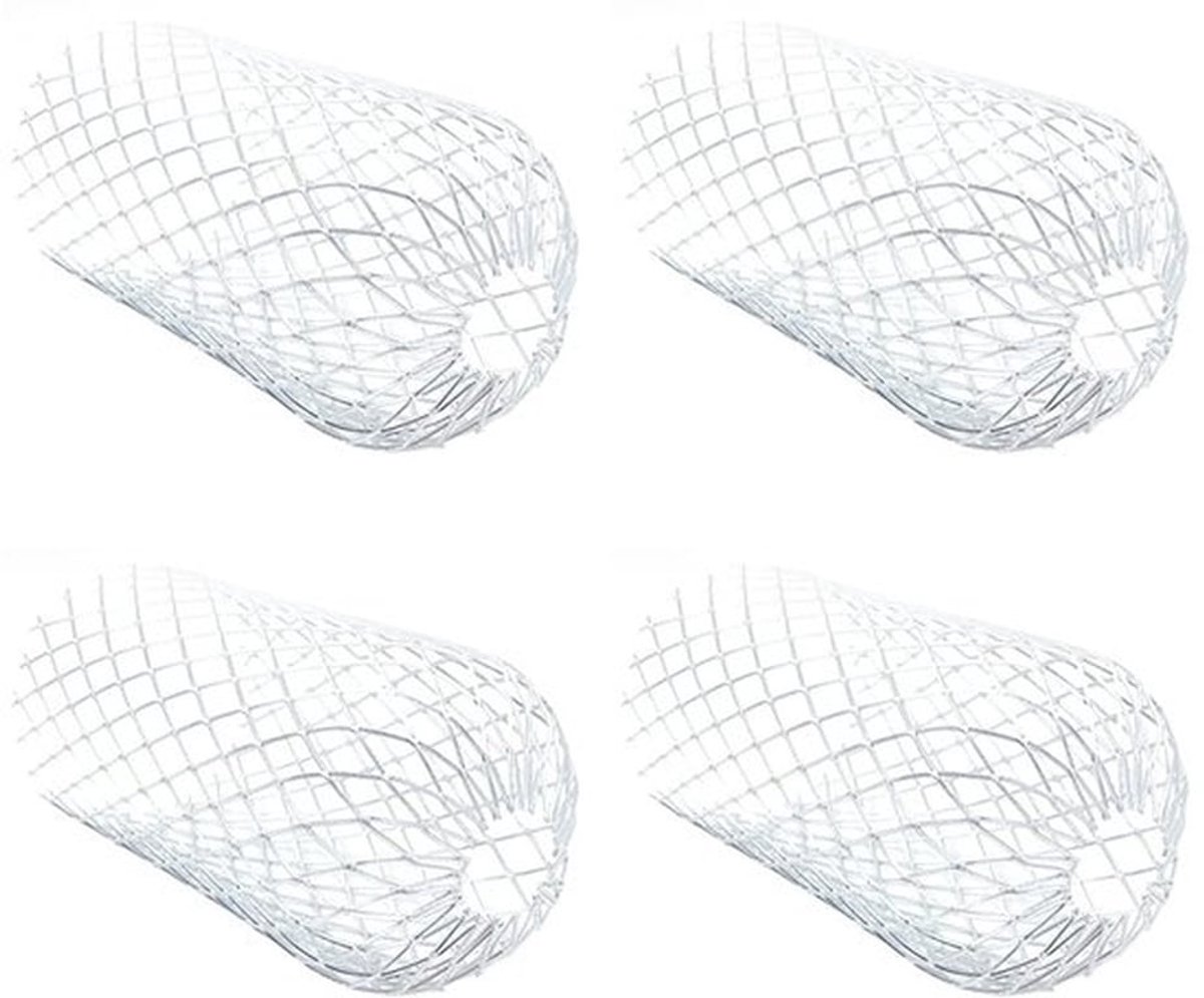 Dakgootbescherming - Aluminium Regenpijp-Maasfilter - Voorkomt Verstoppingen - 6,7 Inch - Bladfilter - Geschikt voor Dakgoten - 4 Stuks