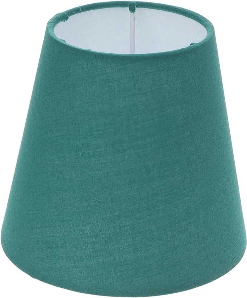 Lampenkap Stoffen Kap - Decoratieve Kap - Sfeerverlichting Creëren - Eenvoudig Bevestigbaar - 14x14x13cm - Groen