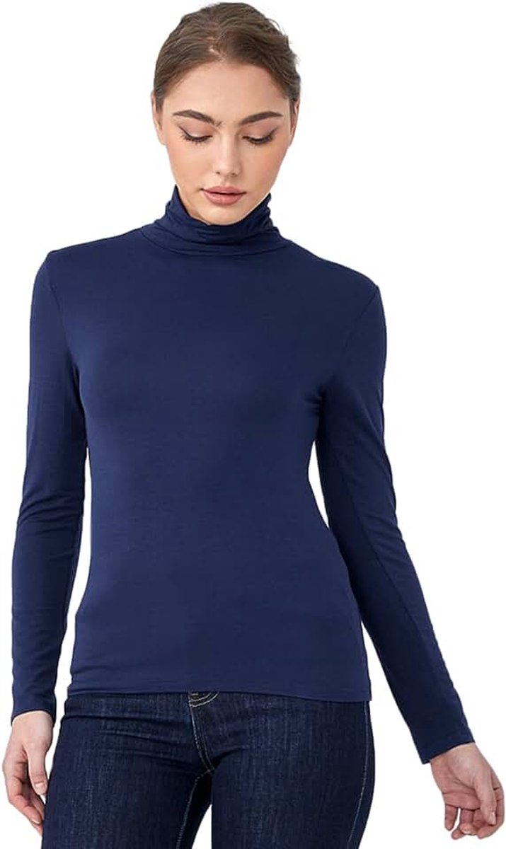 Thermische Baselayer Top Mock Neck Lange mouwen Shirt