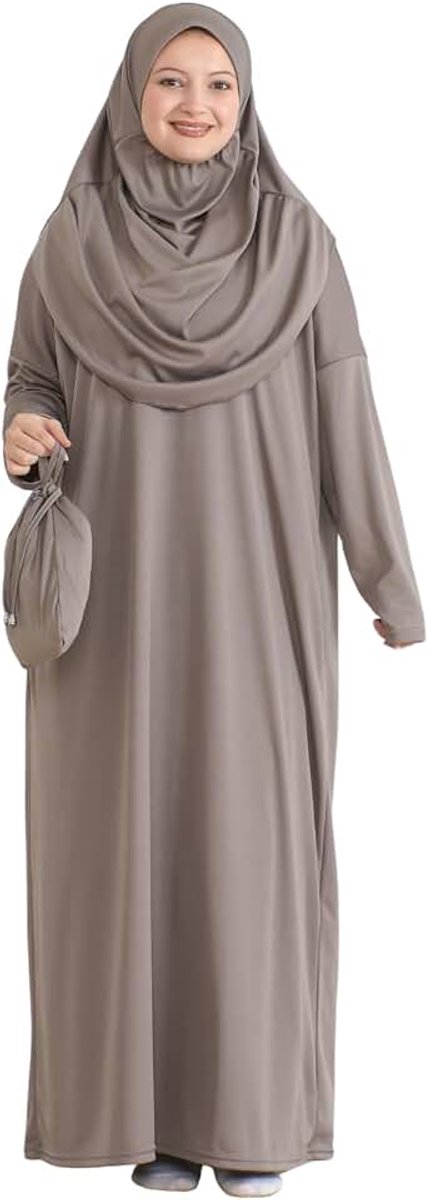 Moslimjurk voor Dames met Hijab, Abaya, Instant Gebedskleding Set, Islamitische Kleding, Dubai Kaftan, Jilbab, Burka