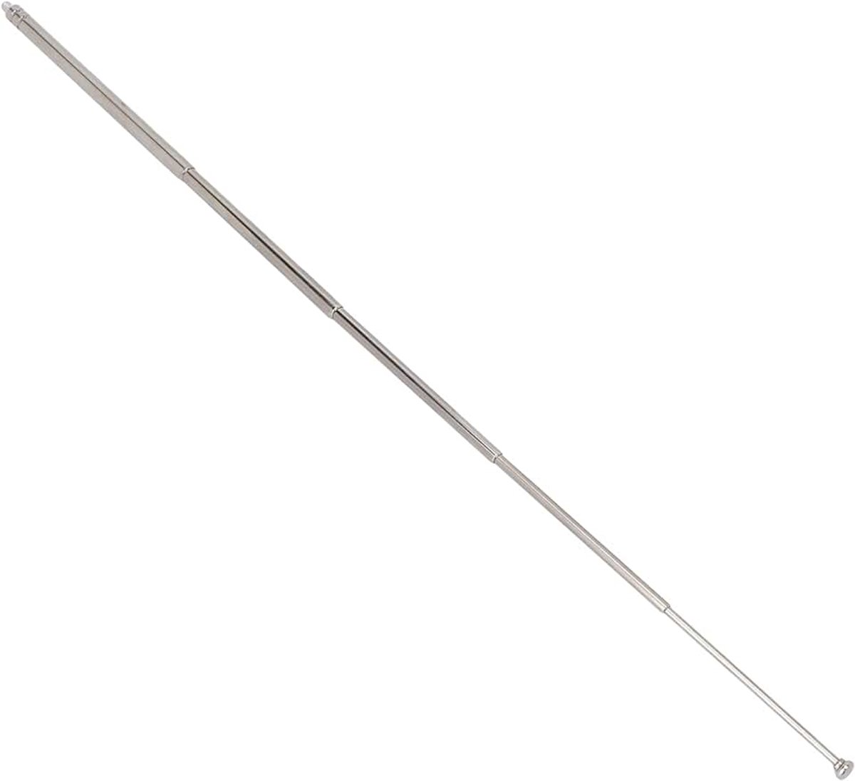 Auto Antenne Roberts Radio Vervanging Zilver Roestvrij Staal + Messing Telescopische Antenne M3 Buitendraad 5 Secties Voor Tv Elektrische Speelgoed Lamp Vcd