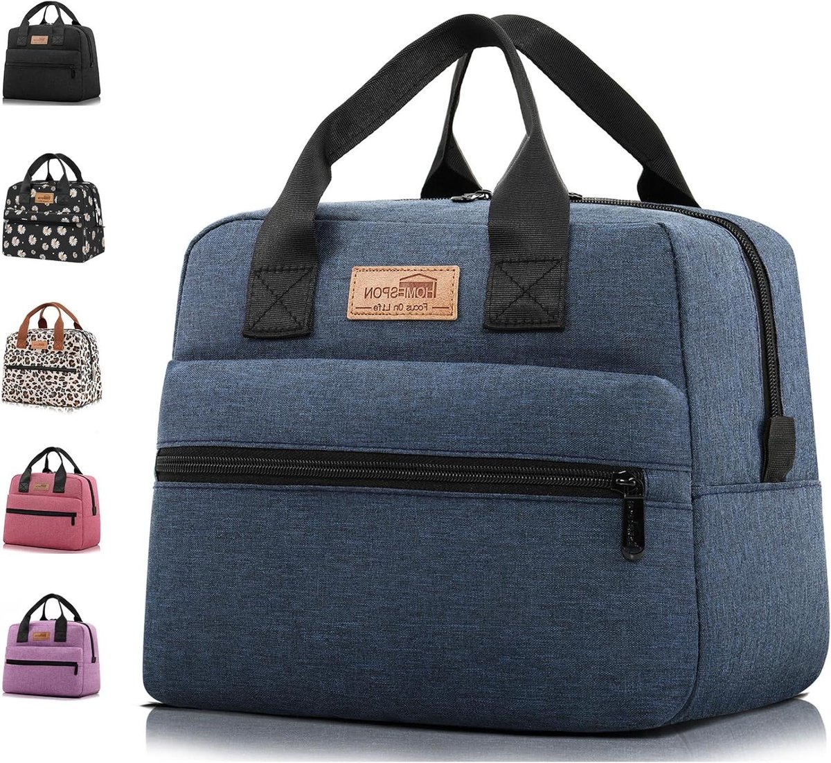Koeltas Lunchtas - Draagbare Handtas - Levensmiddelen Vers Houden - Sterke Isolatie - 12 Liter Capaciteit - Marineblauw