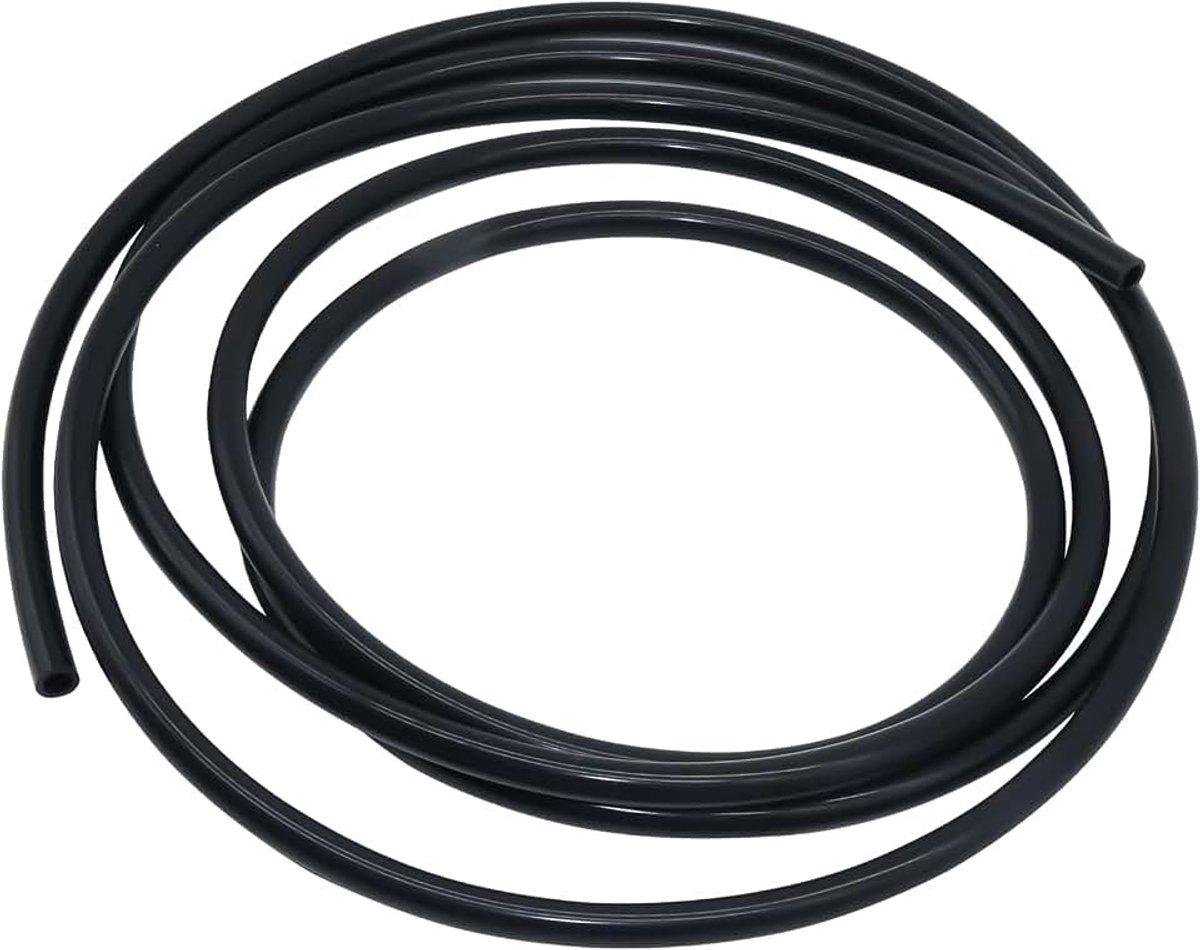 Siliconen slang,binnendiameter 5mm, buitendiameter 7mm, 3 meter zwarte siliconen slang voor pompen en luchtslangen