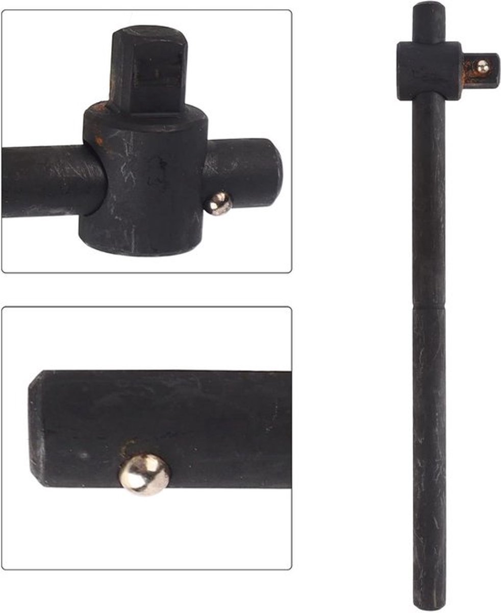 Zware Sliding T-Handgreep Steeksleutel met Breekbalk van Staal - 1/2 inch, Duurzaam en Efficiënt voor Professioneel Gebruik