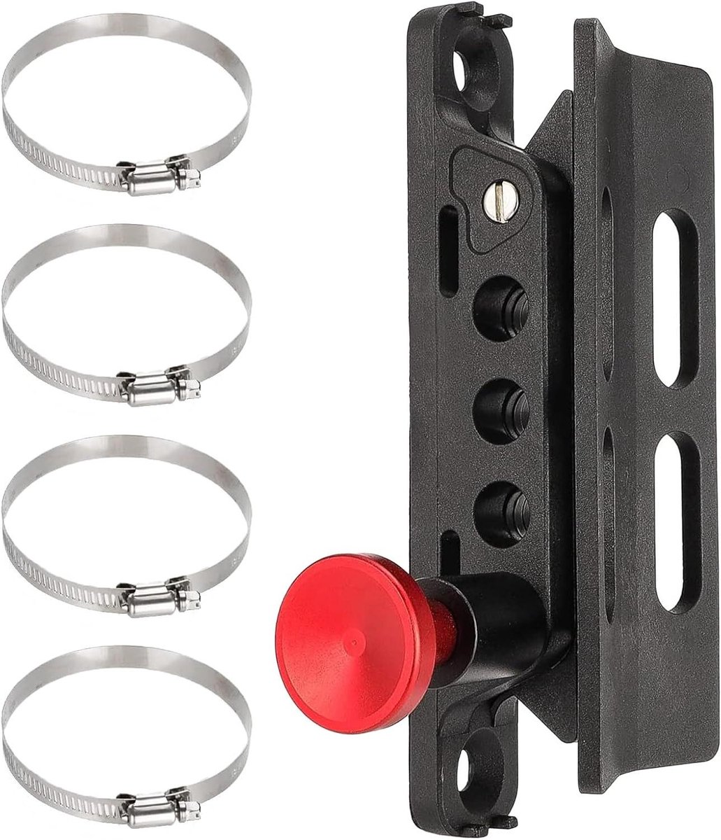 Blus Houder - Brandblusser Bevestiging - Veilige Opslag - Snel Ontgrendelingsmechanisme - 17 x 8 x 4 cm - Veelkleurig