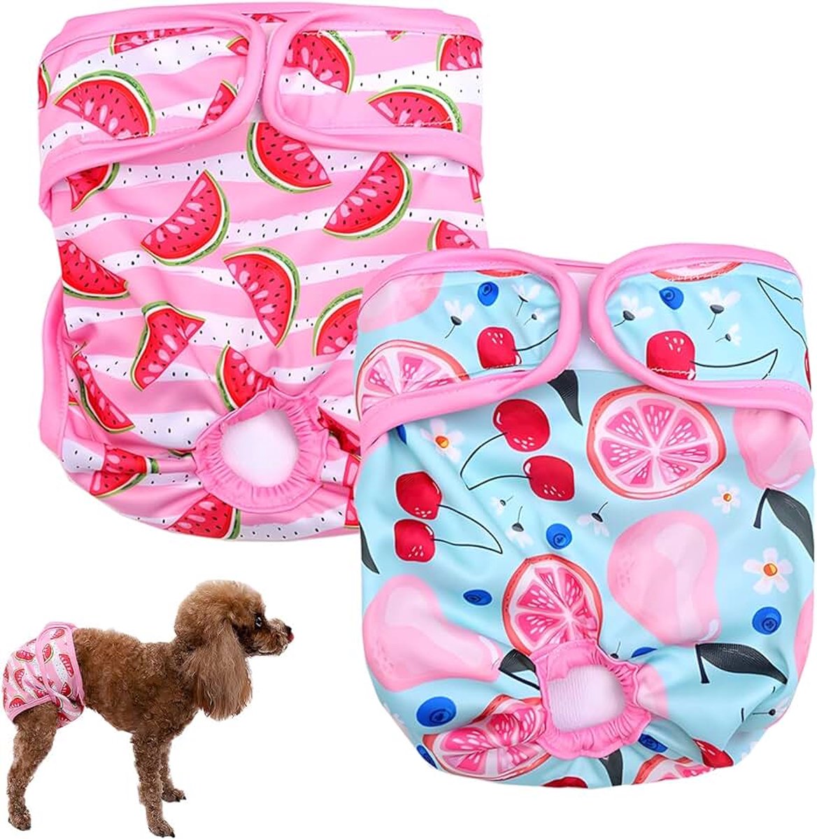Luiers, herbruikbare hondenmenstruatiebroek, wasbare vrouwelijke menstruatiebroek voor honden, vrouwelijke huisdierbroek voor honden, hondenseizoenbroek, puppy maandverband voor