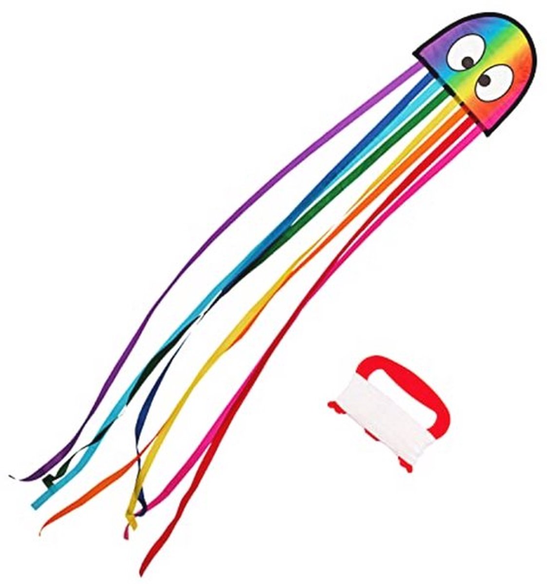 Stoere Kindervliegers voor Buiten | Enkele Lijn Vlieger | Mini Octopus en Regenboog Ontwerpen