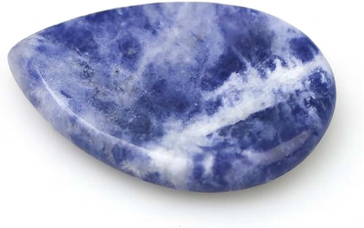Lazuli Stenen zorg stenen gepolijste hand steen druppels kristal helende stenen duimsteen (lapis lazuli)
