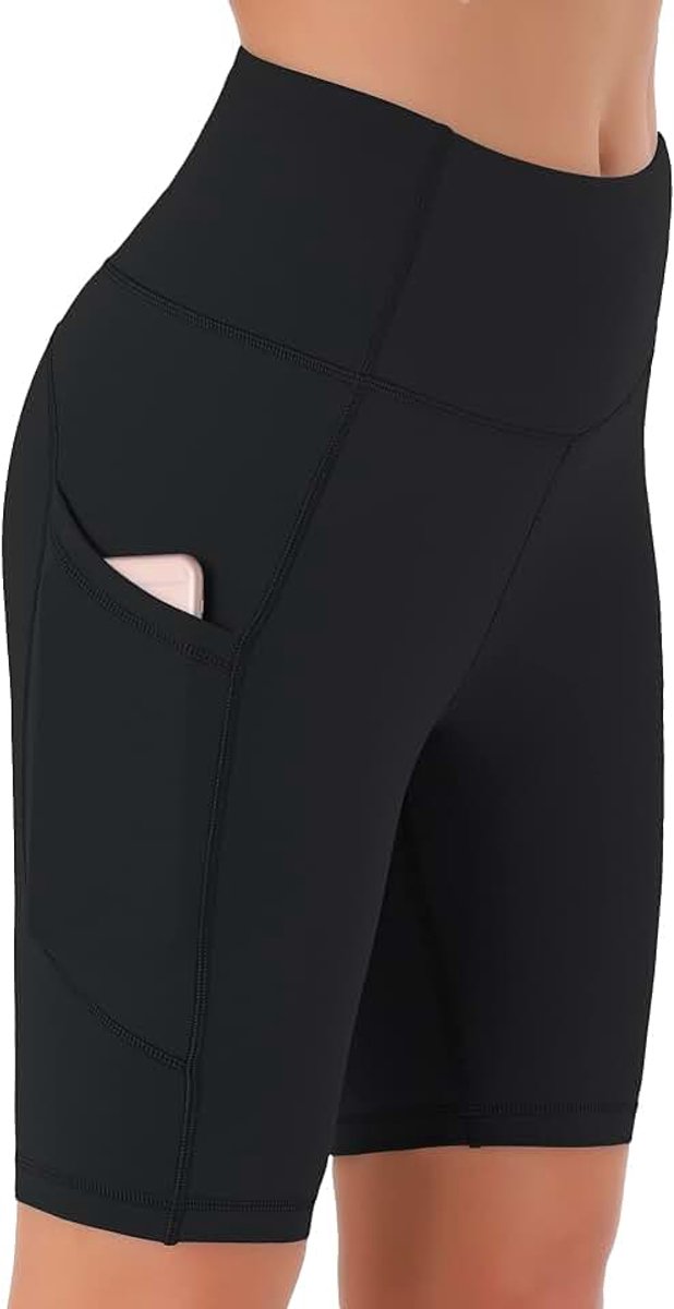 Yoga Leggings met Zakken Fitness Leggings Gym Leggings Hoge Taille voor Vrouwen Zwart Beste Workout Broek voor Vrouwen