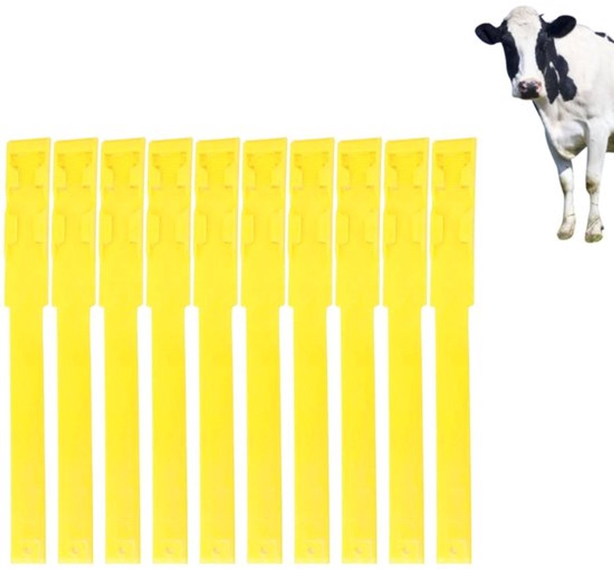 10 Stuks Identificatiebanden voor Vee, Koeien en Schapen
