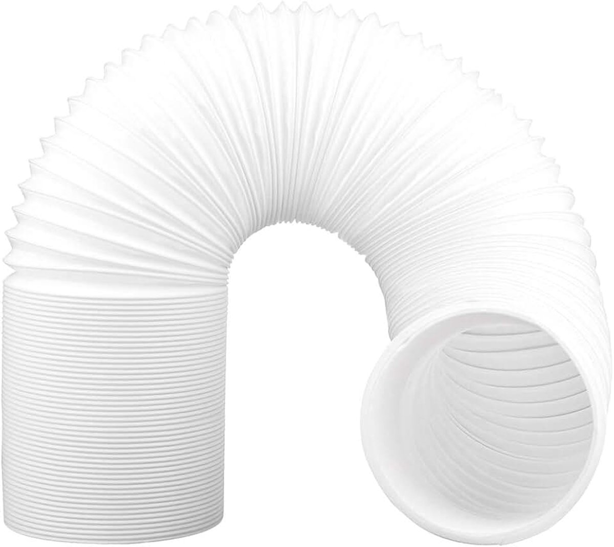 Uitlaatslang voor airconditioner, CestMall 5,9 inch diameter flexibele ventilatieslang met linksdraaiende schroefdraad voor draagbare airconditioner, 78,7 inch verlengde uitlaatluchtslang
