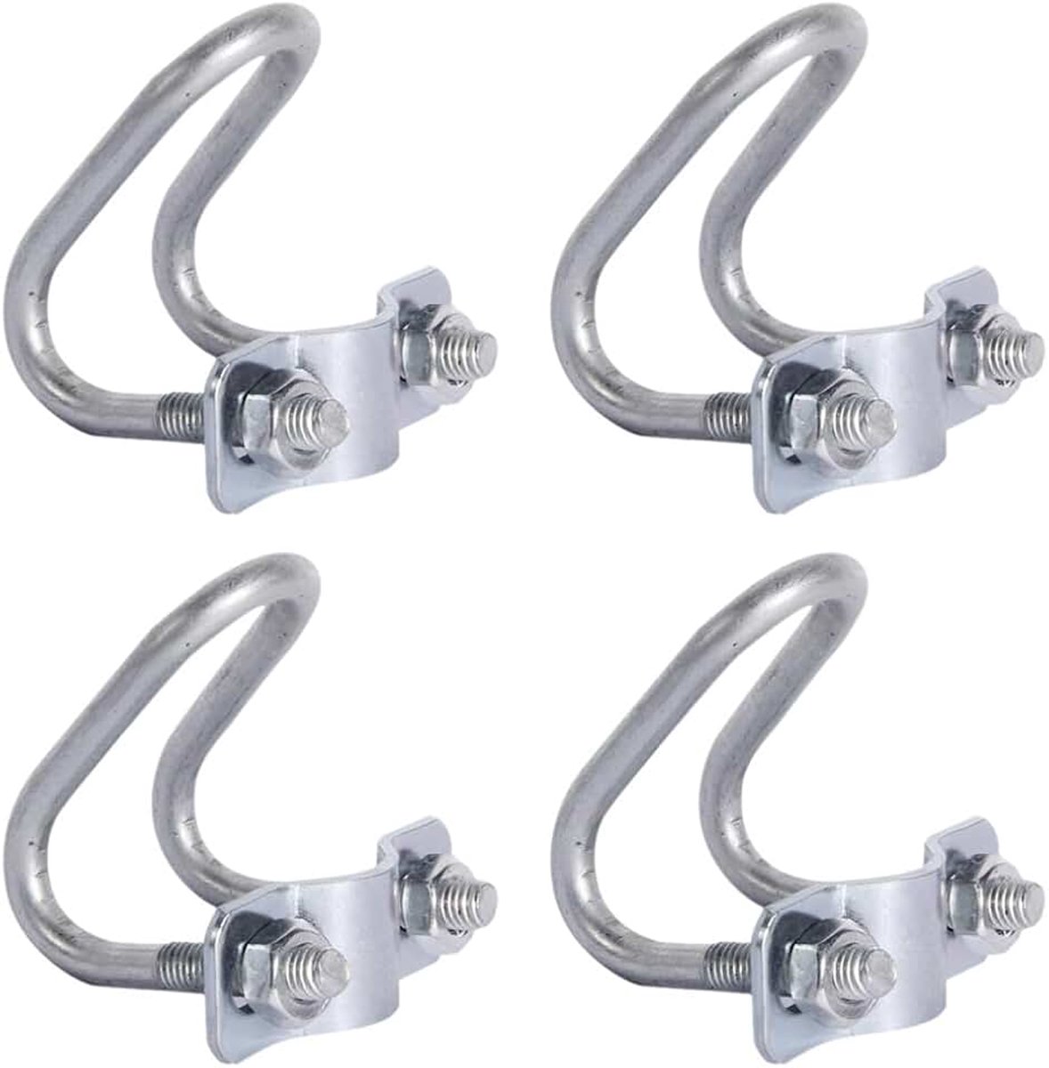 Pijpklemmen, metalen gesp slangclips U-vormige pijptape spanhouder voor magazijn, supermarkt en winkels (32 x 25)