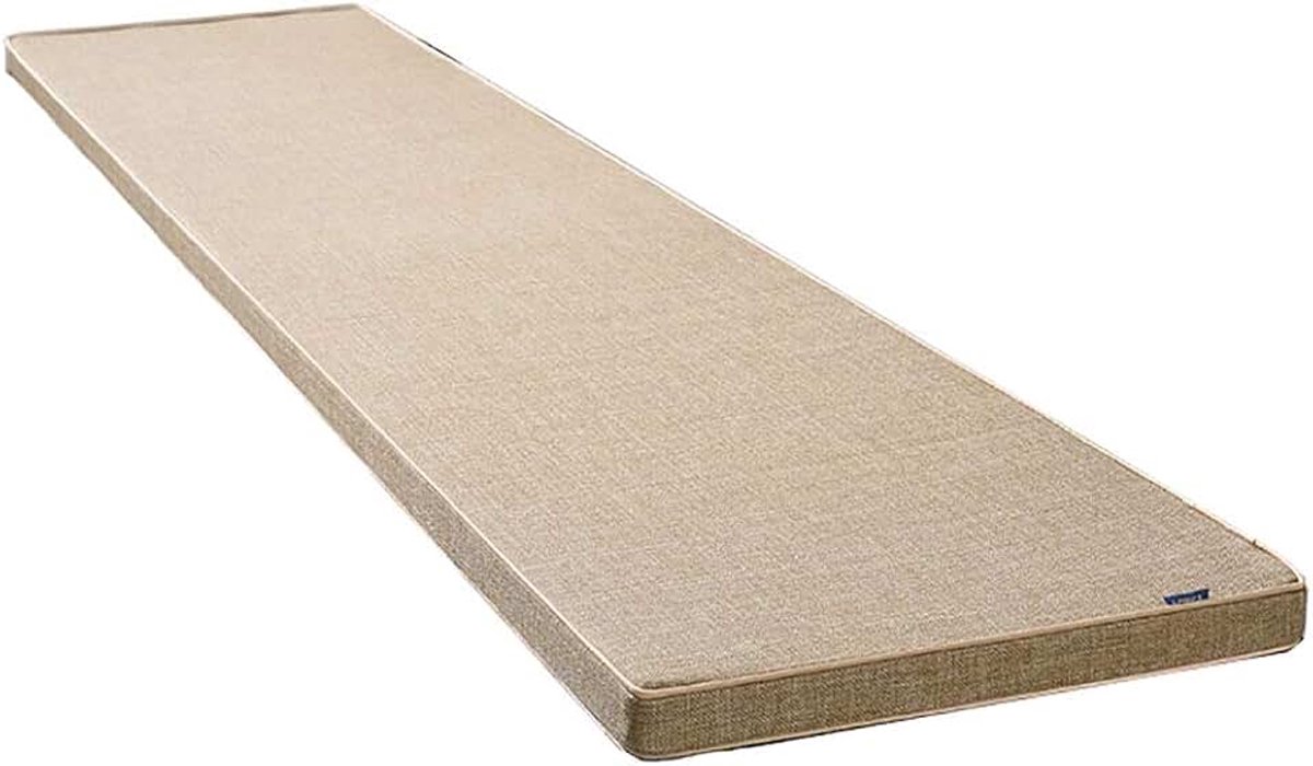 Bankkussen, tuinbank kussen antislip bankkussen zacht ligstoel kussen bankkussens 2-zits tuinbank terraspad, meerdere maten-beige 100 × 40 × 3 cm (39 × 15 × 1,2 inch)