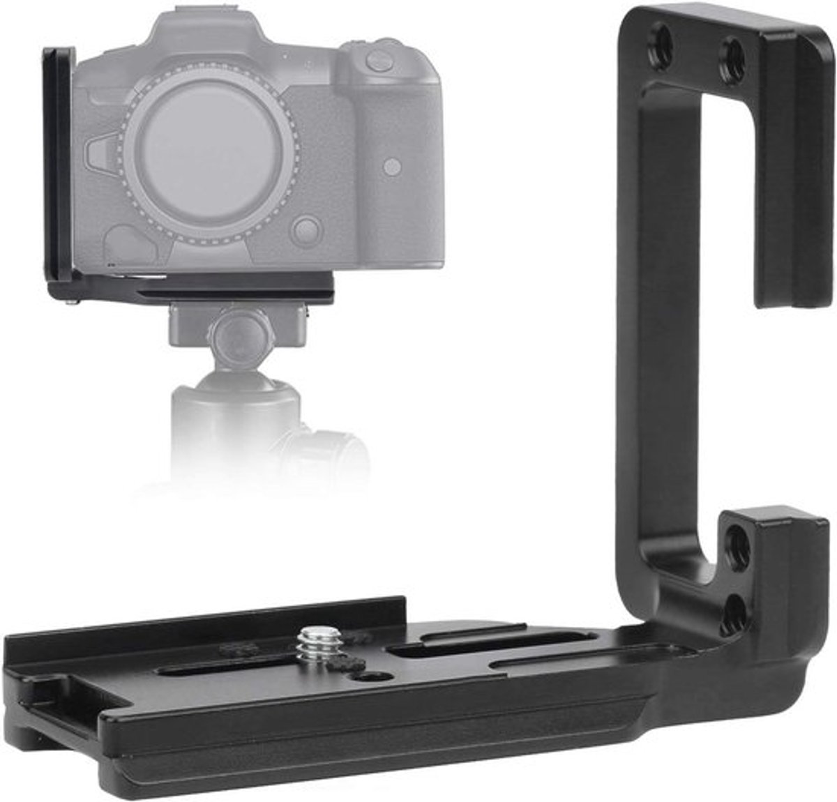 Camera L-vormige houder van CNC-aluminiumlegering met 1/4 inch schroef voor snelle montage en stabiliteit