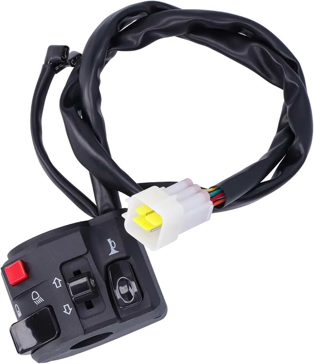 Varadero 125 7/8 inch stuurschakelaar voor motorfiets, universele claxon-knop, koplamp, knipperlicht en mistlamp voor de meeste motorfietsen