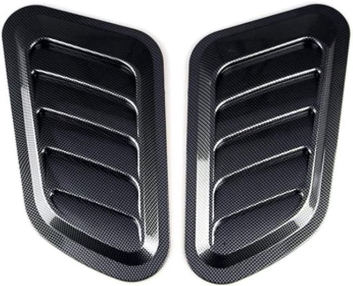 - Ventilatierooster afdekking - 2 stuks - Zwarte turbokap - Geschikt voor ventilatie - Zwart model.