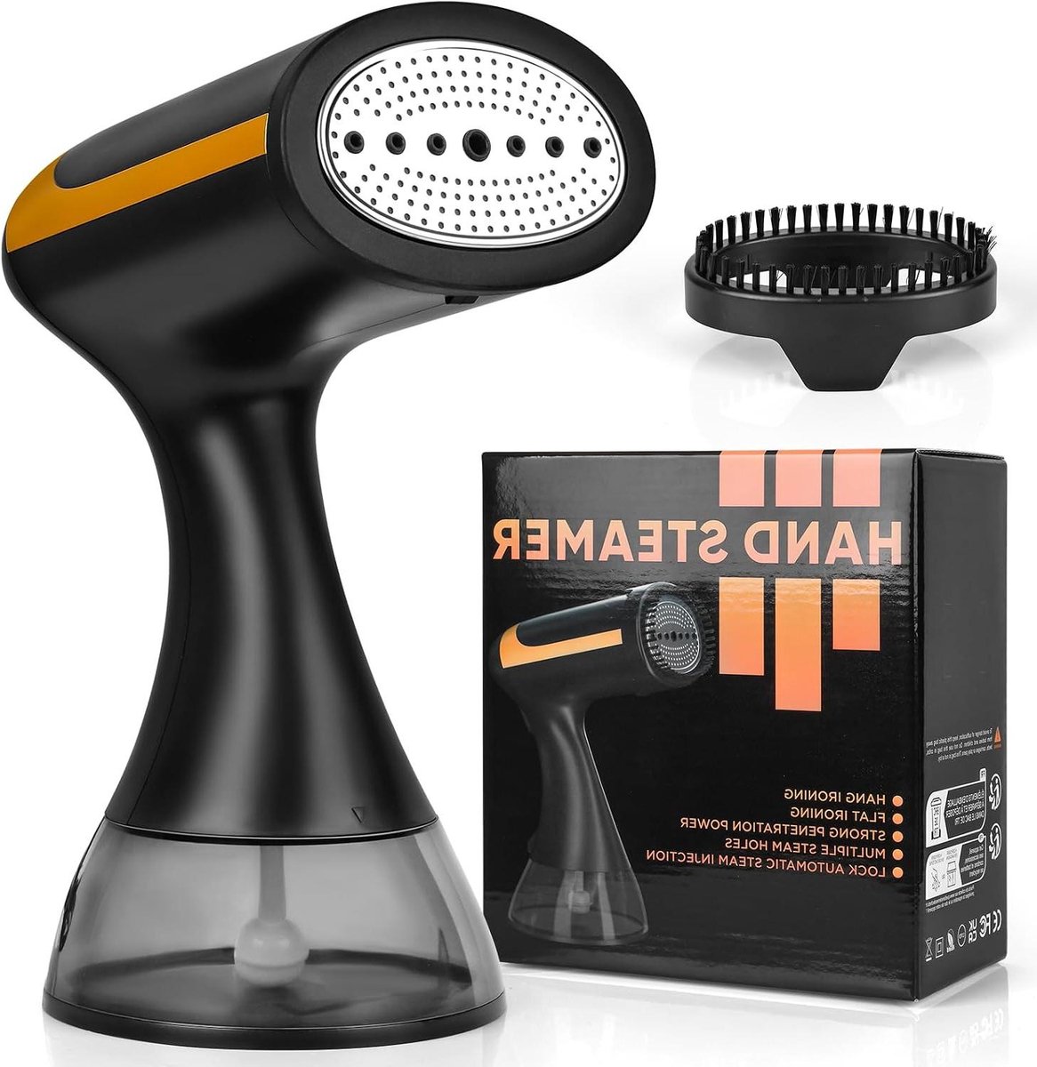 Kledingstomer - Handstomer Stoomapparaat - Kreukels Verwijderen - Snel Opwarmend - 300 ml Reservoir - Wit