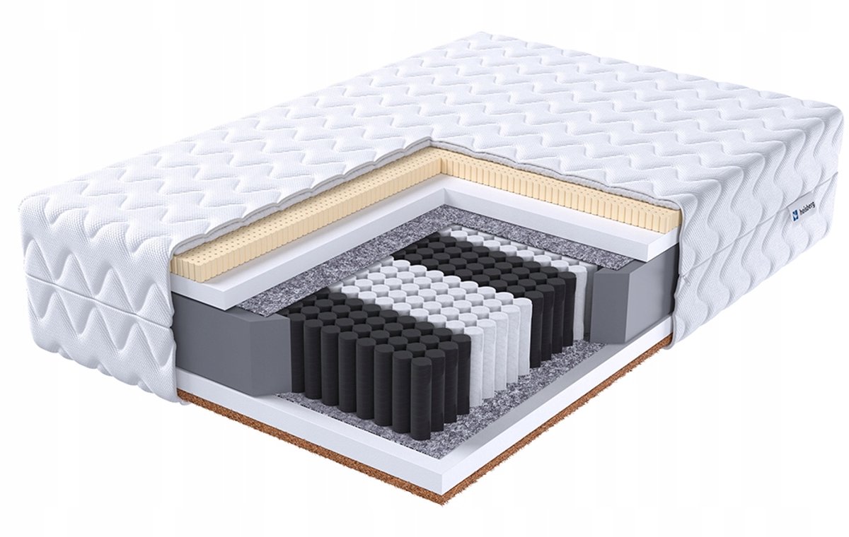 Heisberg FOGIA 80x200 Matrassen: Multipocket, Cocos, Latex