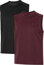 DANISH ENDURANCE Mesh Gym Tanktop - Lichtgewicht - Heren - 2-pack - Maat L