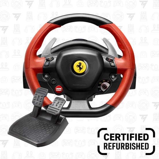 Thrustmaster Ferrari 458 Spider Racestuur & Pedalen - Refurbished - 100% Gecertificeerd met 2 Jaar Garantie - Voor Xbox Series X|S & Xbox One van Thrustmaster — afbeelding 5