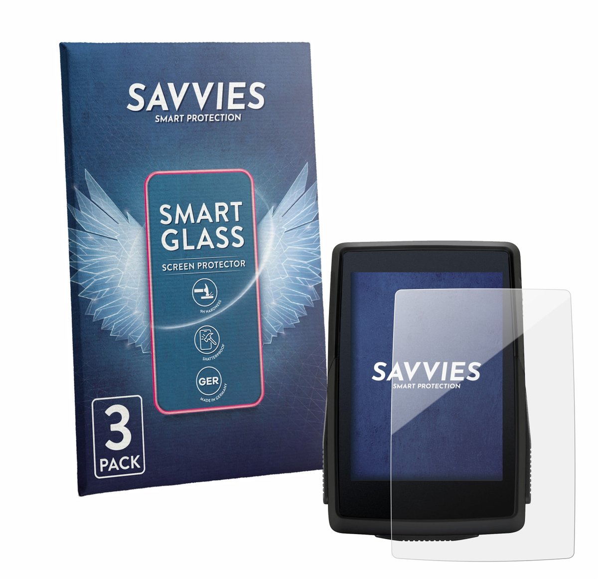 3 Stuks Savvies Screenprotector - geschikt voor Sigma ROX 4.0 SE - beschermfolie glas transparant