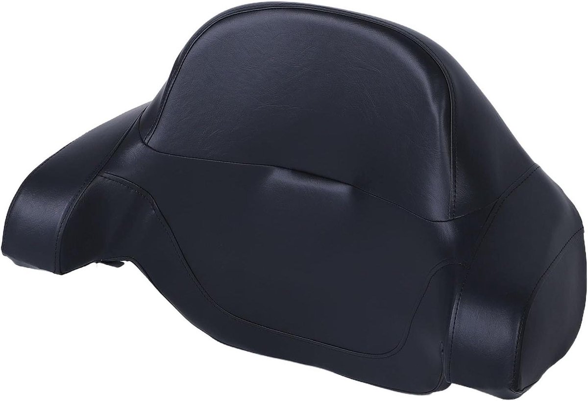 Motorfiets Rugleuning - Passagierskussen - Comfortabel Rijden - Ergonomisch Gebogen Ontwerp - 69 x 39 x 26.5 cm - Zwart