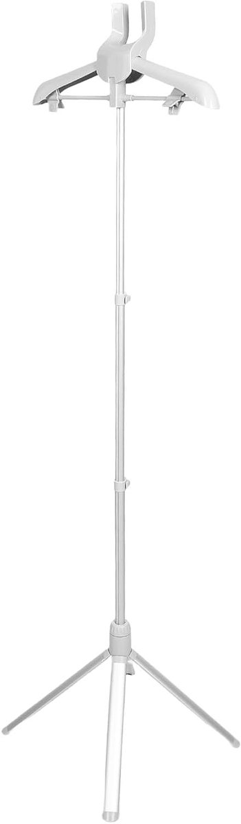 Kledingstomerrek - Stoomrek Kleding - Kleding Stomen - Stevige Kantelbestendige Constructie - 147 cm - Grijs