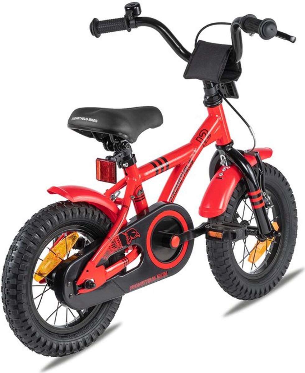 Kinderfiets 12 inch Fiets voor en met zijwieltjes