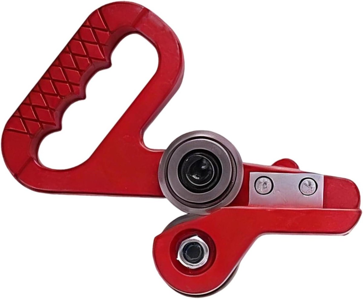 Metaalsnijder Gereedschap - Metaalschaar Plaatmetaal - Metaal Bewerken - Dubbelwiel Handtrekker - 30 cm - Rood