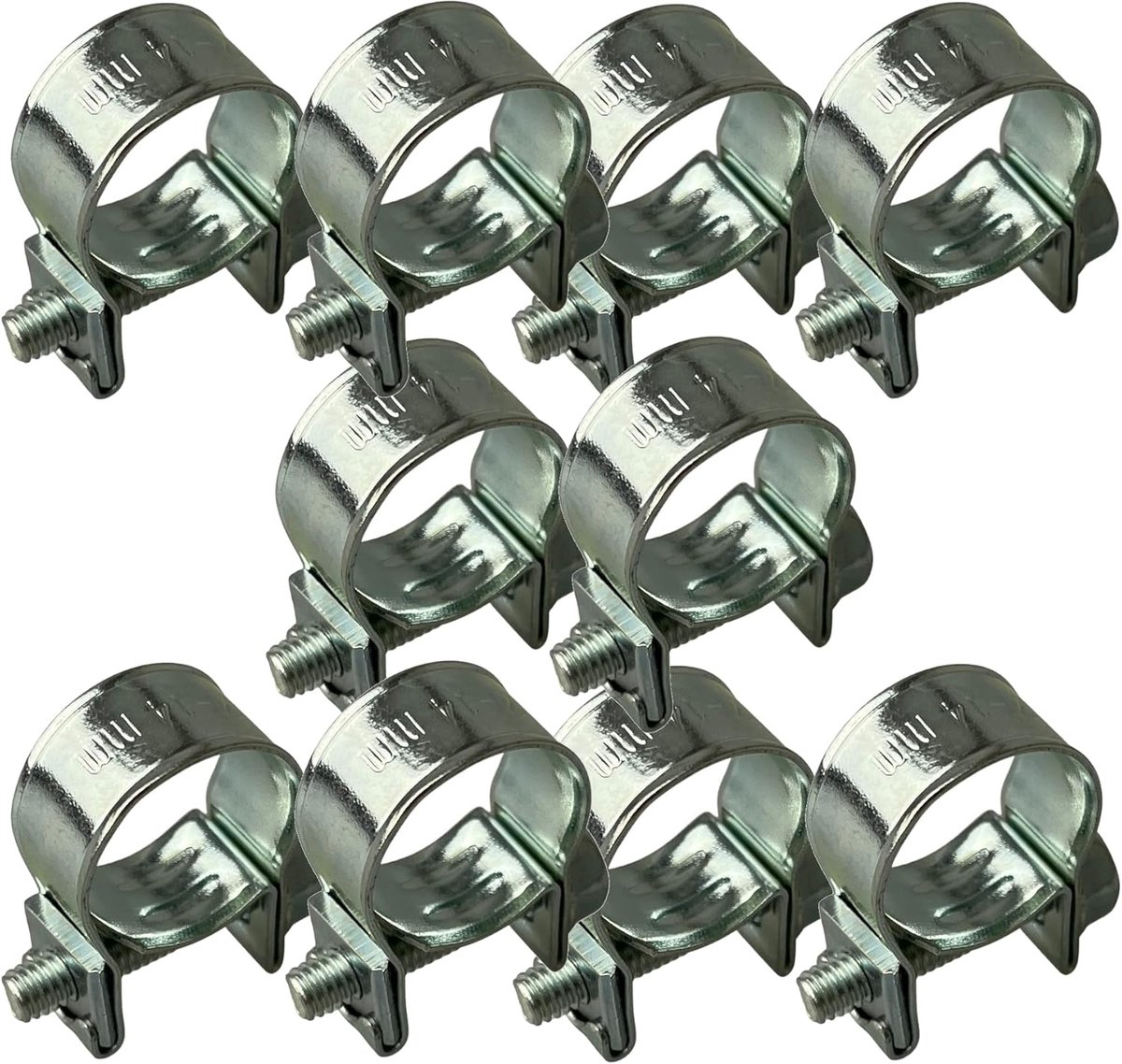 Verzinkt Mini Brandstofleiding Pijpklemmen 6Mm-27mm (10, 6-8mm)