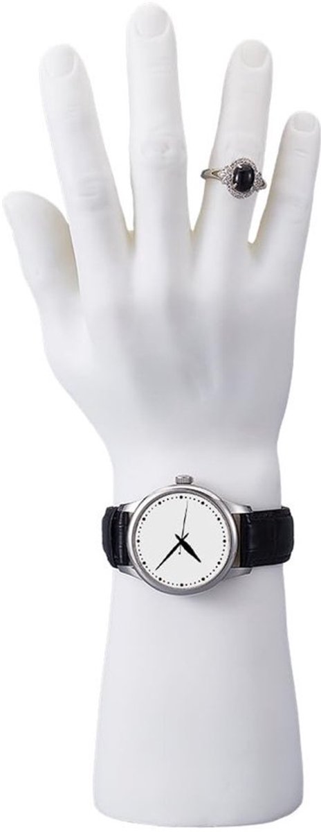 Sieradenstandaard - Handmodel Displaystand - Minimalistisch - Wit - Sieradenpresentatie - Perfect voor ringen en armbanden - Geschikt v