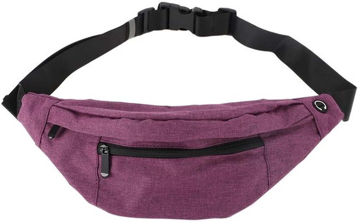 Heuptas waterdicht - Heuptasje dames/heren - Sportheuptas - Verstelbare riem - 4 vakken - Duurzaam 300D Oxford-weefsel - Fanny Pack