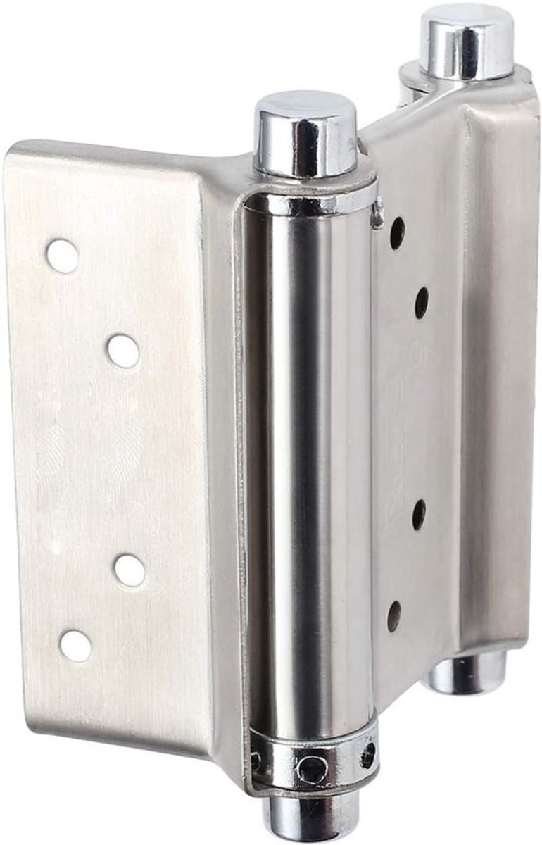 Roestvrijstalen Scharnier voor Swingdeuren en Tuindeuren, Auto Close Mechanisme, 3/5 Inch, 2 Stuks