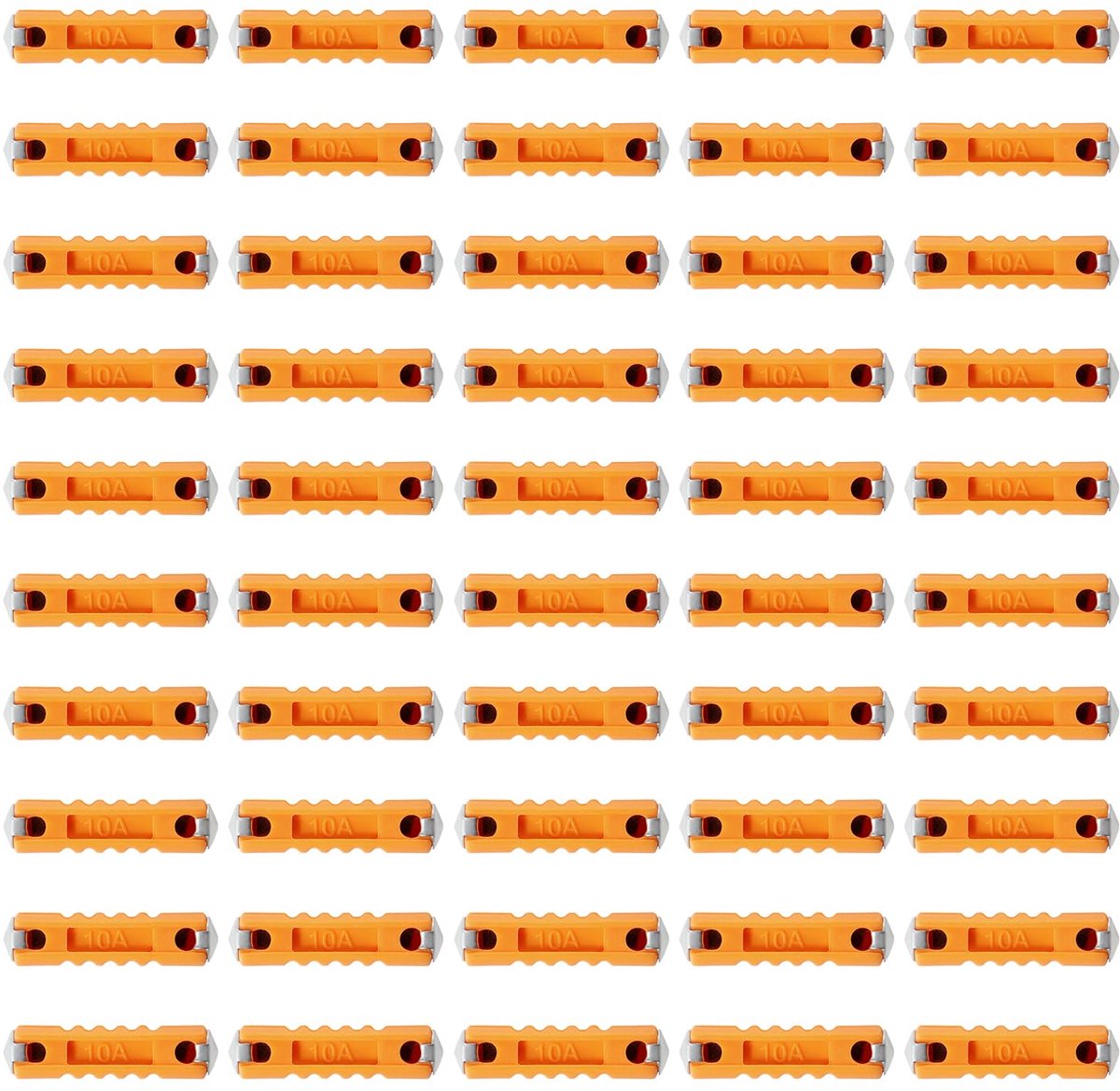 50 Stuks 10A Torpedo Zekeringen, Torpedo Zekeringen Oost-Europese Autozekering, Europese Auto-zekering, voor Europese Oude Stijlauto's