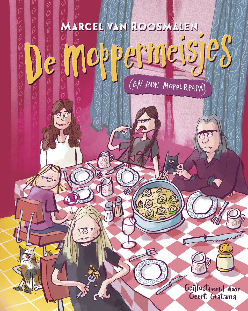 Omslag van De moppermeisjes (en hun mopperpapa)