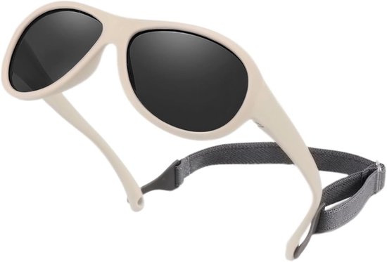 Baby Zonnebril - Kinderzonnebril UV - Bescherming Ogen - Verstelbare Band - 6-36 Maanden - Oranje Frame — afbeelding 3