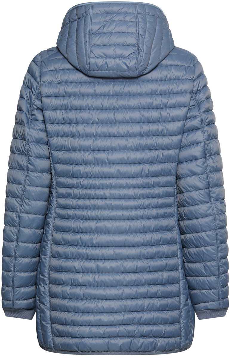 camel active Waterafstotend gewatteerd jack met ritssluitingen - Maat womenswear-46 - Rookblauw