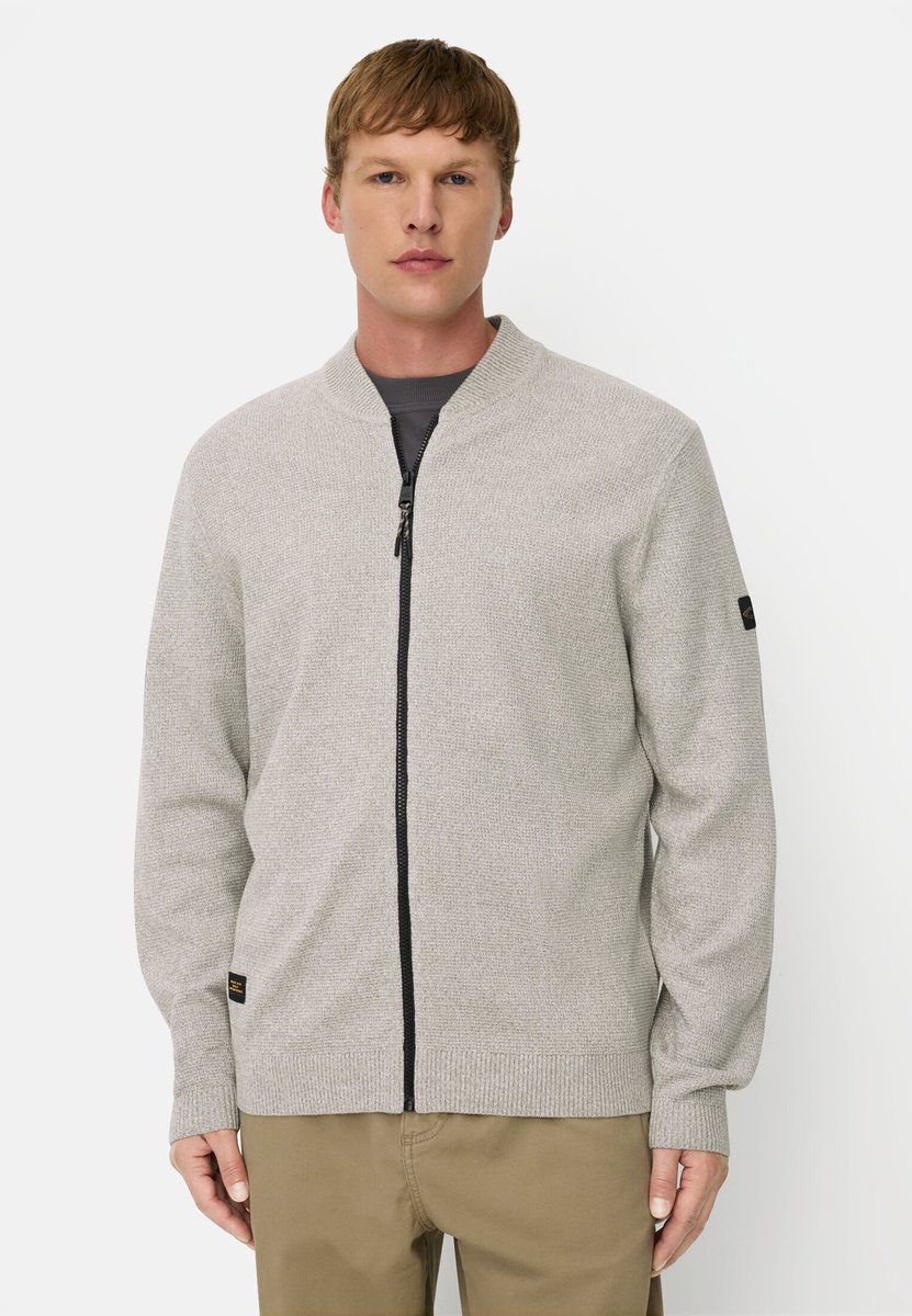 camel active Vest met bomberkraag - Maat menswear-L - Grijs