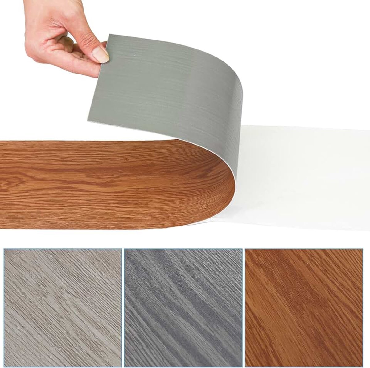 Vloerbedekking zelfklevend vinyl laminaat, vloerbedekking PVC antislip, waterdicht, vinylvloer dikte 1,5 mm voor keuken woonkamer slaapkamer, 70 tegels ca. 10 m² (Warm Oak)