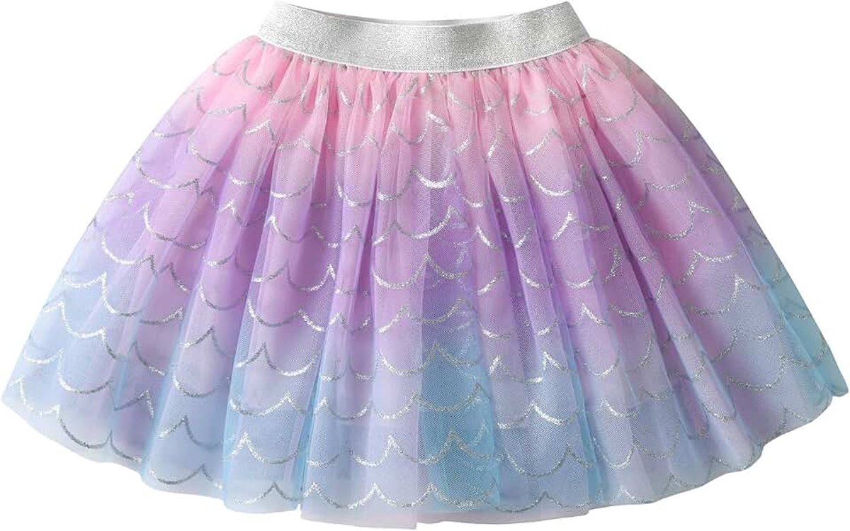 Meisjesrok, tule, dans, balletrok, prinsessenkostuum, kinderen, meisjes, tule rok, balletrok, 2-8 jaar