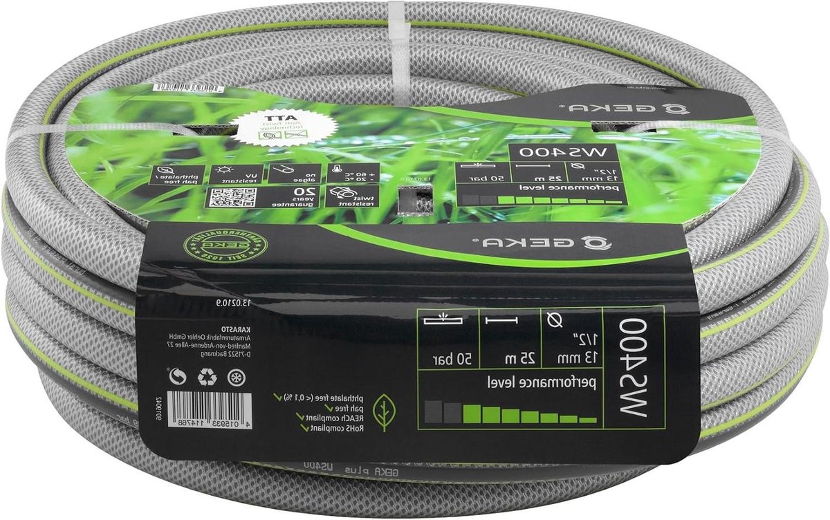 Waterslang - Tuinslang - Tuin bewateren - Anti-twist technologie - 25 meter - Groen
