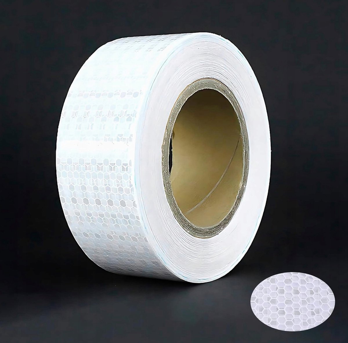 Sterke Witte Reflecterende Tape 5cm x 10m - Waterdicht & Zelfklevend