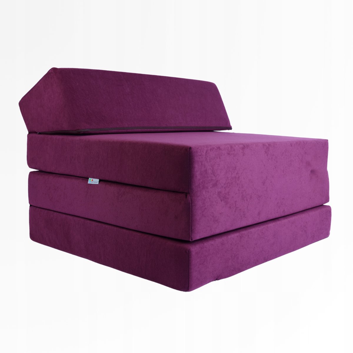 Opvouwbaar Kampeer-/Reismatras Paars 200x70x10cm