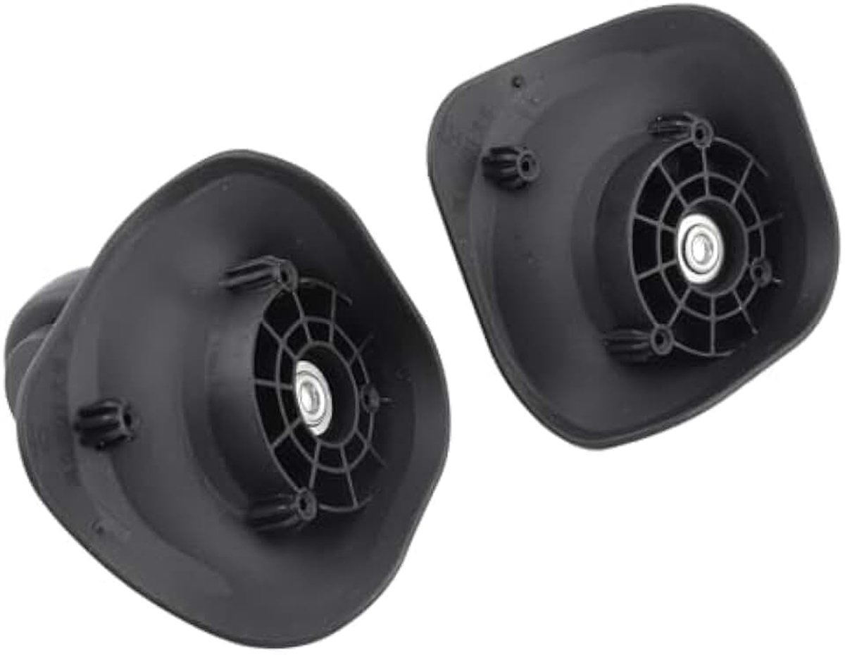 2 stuks bagagewielen, PVC universele bagagewielen vervanging enkele rol dubbel gelagerd, flexibel voor kofferaccessoire Camping Samsonite Koffer Wiel Vervanging