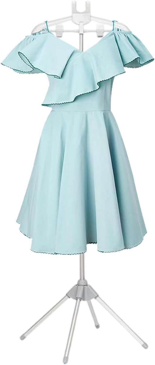 Kledingstomer standaard - Strijkbeugel rek - Kleding stomen - Telescopisch verstelbaar - Tot 160 cm - Grijs