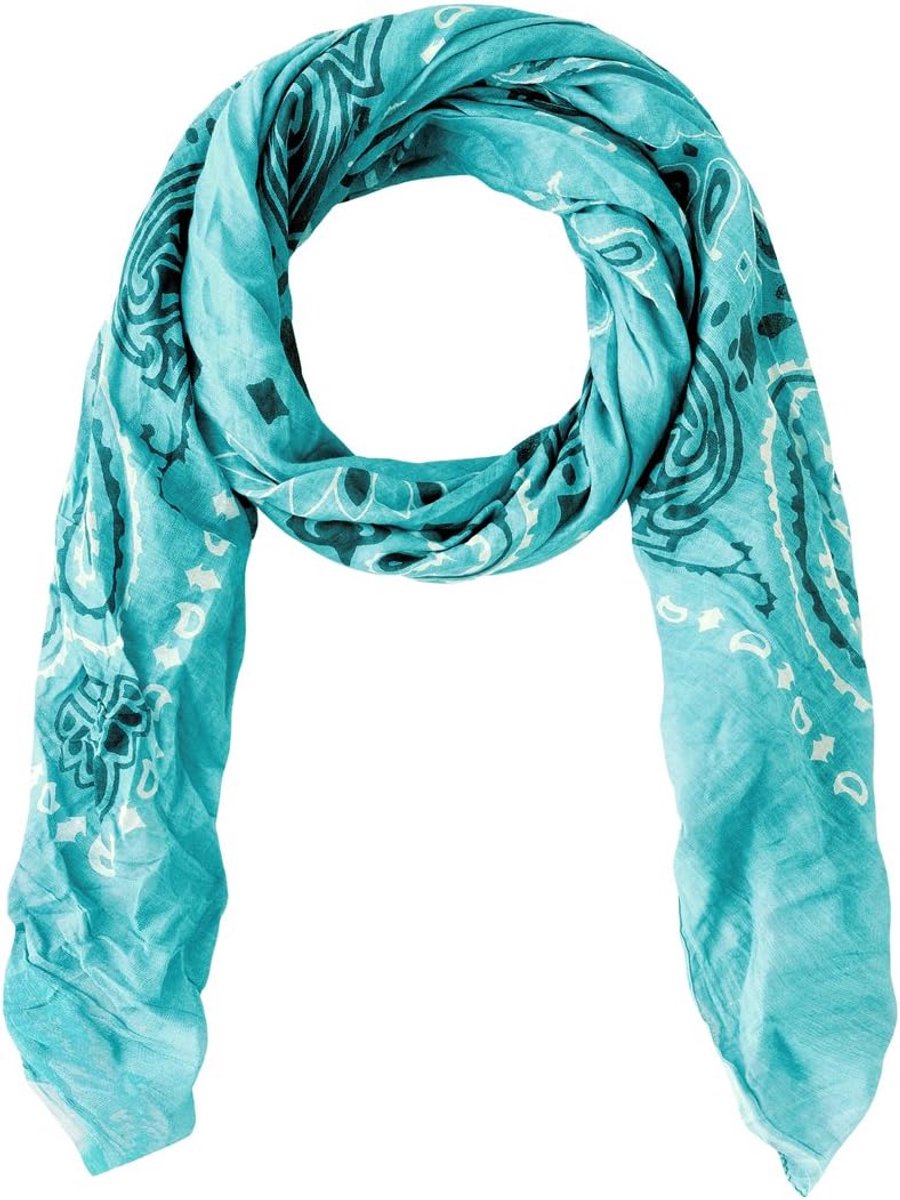 Bay - Foulard PaisleyBandana - Kleur: Pool Green - Maat: 100 x 100 cm